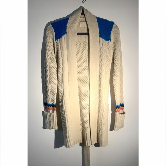 Zadig & Voltaire Joy Multi Stich Long Cardigan. - Picture 8 of 14